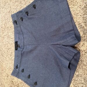 Banana Republic Textured Blue Shorts